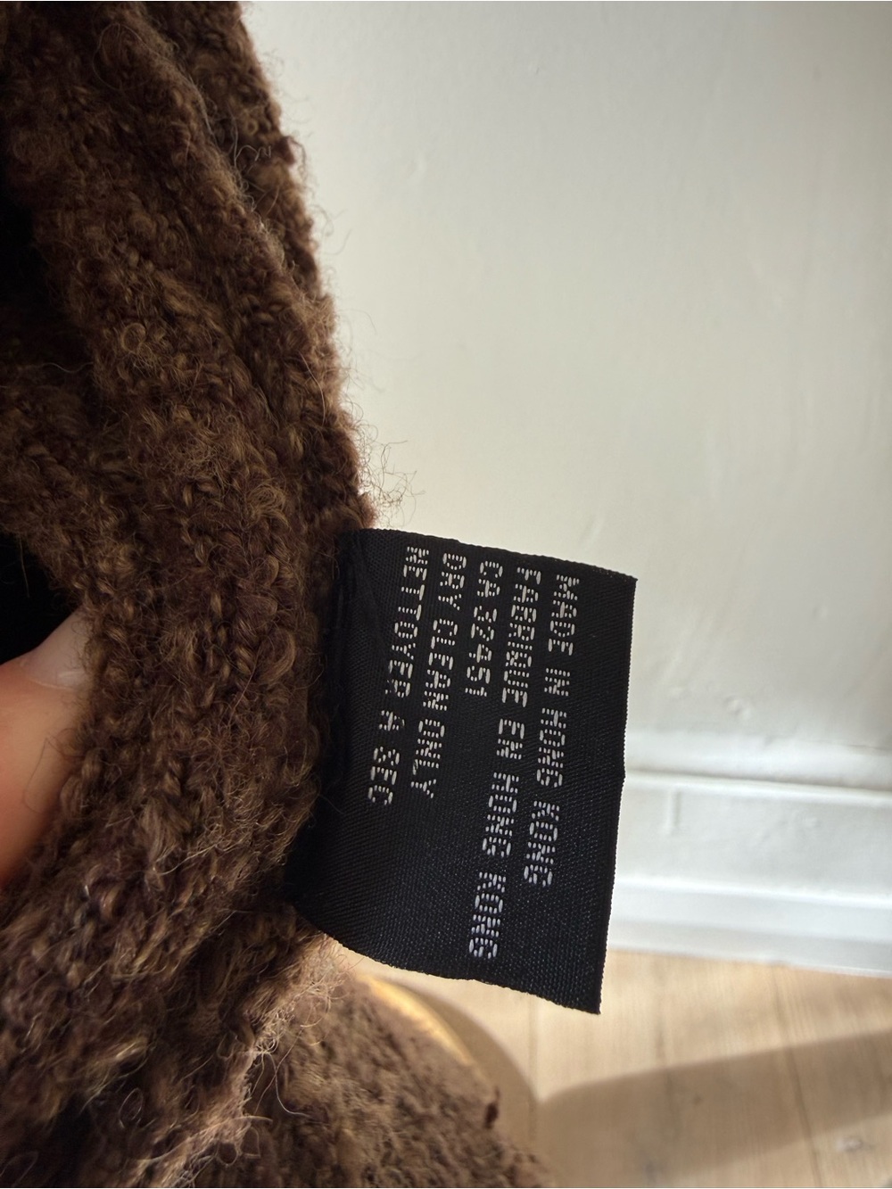 Penny Lane Long Brown Shaggy Duster Cardigan Boho Festival Coat Sweater - Picture 11 of 13